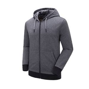 Sweat à capuche en polaire pour homme, vêtement d'extérieur élégant et à la mode, décontracté, fermeture éclair complète, à des prix raisonnables, 2023 - Product Image 5