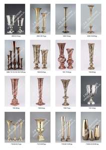 Haute Qualité Moderne À La Main En Métal Vase Cuivre Top Maison Hôtel Couloir Décoratif Fleur Étage Vase Vente Chaude pour Mariage - Product Image 6