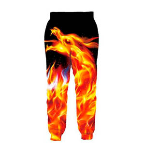 Pantalones bombachos de cintura alta para hombre y mujer, pantalón informal con lazo y cordón, con Bolsillos y cintura elástica - Product Image 2