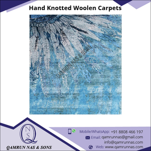 Tapis tibétain moderne noué à la main en laine/soie, qualité supérieure, pour la maison et les zones de prière, vente directe en gros Inde, toutes saisons - Product Image 3