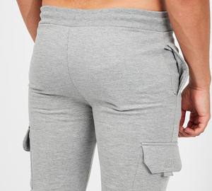 Pantalon de survêtement sur mesure pour hommes, léger 100% coton, couleur unie, teint uni, style streetwear, taille moyenne, décontracté, service OEM - Product Image 4