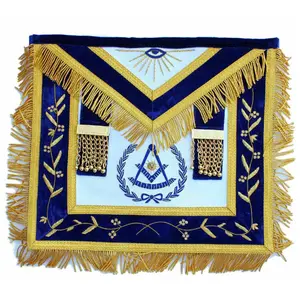 MASONIC GRAND PAST MASTER APRON HAND EMBROIDERED BEST QUALITY APRON EMBROIDERED Masonic Regalia, Aprons,