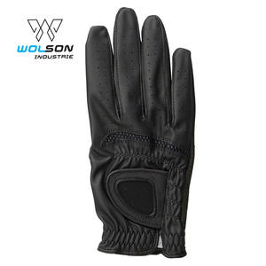 Guantes de golf personalizados de alta calidad Mano izquierda Mano derecha Guantes de golf antideslizantes transpirables suaves Guantes de golf de cuero sintético Unisex - Product Image 2