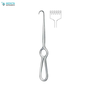 Kocher-retractor de 6 puntas semiafilados, ganchos y retractores de piel de alta calidad, 22,5 cm - Product Image 1