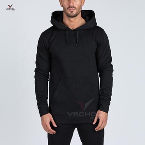 Nueva Llegada Sudadera con Capucha para Hombre, Diseño Sólido, Forro Polar, Cortavientos, para Fitness, Ajuste Musculoso, Antiencogimiento, Tallas Grandes, Bordada, a la Moda - Product Image 2