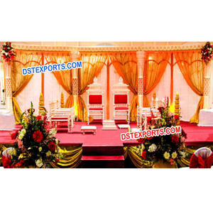 ชุดงานแต่งงานสไตล์บอลลีวูด,ชุดงานแต่งงานแบบชาวฮินดูชุดงานแต่งงานทำจากไฟเบอร์ชุดงานแต่งงานหรูหราทันสมัย - Product Image 1