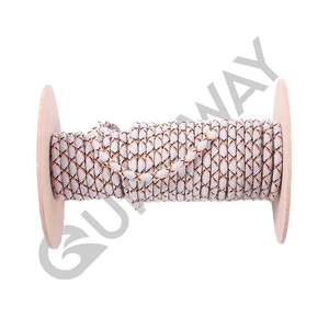 Oval Braided <b>Trim</b> Cord Oval Rope Cord Custom Solid <b>Gold</b> Color Sale Best Quality Oval Braid - Product Image 3