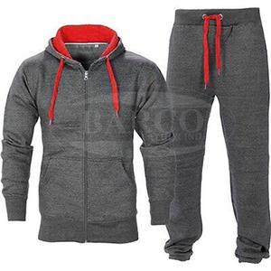 Conjunto Deportivo de Felpa con Capucha y Pantalones Jogger Estampados, Tallas Grandes, Diseños Personalizados con Logotipo, Ropa Deportiva Ecológica en Venta - Product Image 5