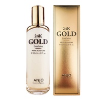 Cosmétique coréenne ANJO Professional 24K Gold Teatree Nourishing Emulsion Cream Lotion Anti-âge Blanchissant Kbeauty Soins de la peau du visage