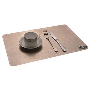 RNPT brushed <strong>set</strong> <strong>of</strong> 12 colors PVC Restaurant Table Mats <strong>Placemat</strong> TD114 vinyl <strong>placemats</strong> wholesale - Product Image 3