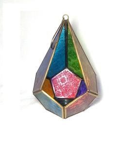 Lanternes de table en métal/verre personnalisées de vente chaude pour décorations de mariage de Noël intérieures et extérieures pour la décoration de la maison - Product Image 1