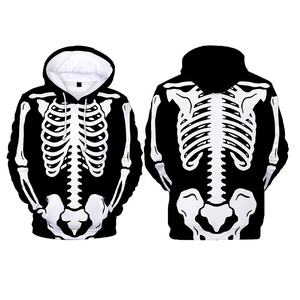 Men's Hooded Sweatshirt Fashion Blouse <b>Tops</b> Halloween 3D Printed Casual Pullover Coat Wholesale Sublimated Hoodies - Product Image 6