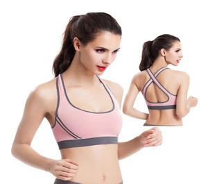 Stitching Adjustable <b>Sports</b> <b>Bra</b> With Padding - Product Image 5