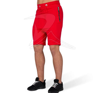 กางเกงขาสั้นกันเหงื่อสำหรับผู้ชายกางเกงวิ่งออกกำลังกายผ้าฝ้าย XS-XL ลายกลางยิมลำลองปรับแต่งโลโก้ได้เป็นมิตรกับสิ่งแวดล้อม - Product Image 1