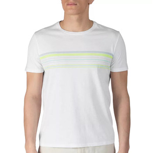 T-shirt homme surdimensionné à manches courtes en coton bio bordeaux, impression personnalisée OEM 220g - Product Image 1