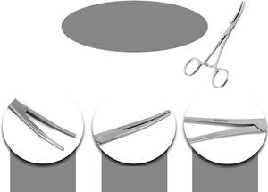 Pinzas Hemostáticas Curvas Kelly de 14 cm, Instrumento Quirúrgico Médico Recto, Acero Inoxidable de Alta Calidad, Precio de Fábrica INNOVAMED - Product Image 5