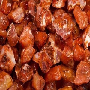 Pierre brute en cristal cornaline rouge, pierre naturelle brute pour décoration, vente en gros - Product Image 4