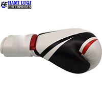Gants de MMA/Sanda en similicuir/PU de haute qualité 10OZ, taille personnalisée, respirants, séchage rapide, sangle de poignet réglable