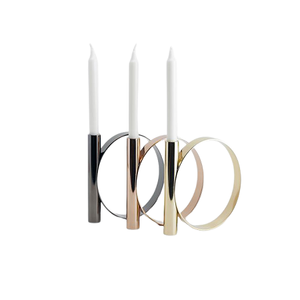 Iron Rose <b>Gold</b> Color <b>Candle</b> Stand Customized Size And Shape <b>Candle</b> Stand For Home Hotel And Wedding Usage - Product Image 2