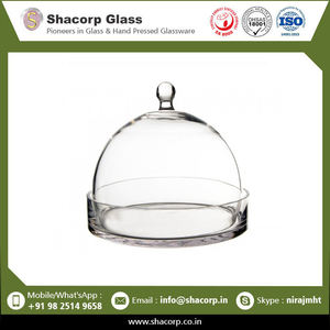 Cloche en verre faite à la main de la meilleure qualité avec base en bois Décoration de la maison - Product Image 4