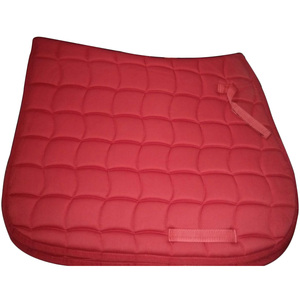 VENDRE Dressage RED Tapis de selle tapis de selle de cheval fabriqué en dollar indien 5 tailles plein cob shetland - Product Image 4
