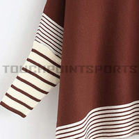 Vente en gros OEM, pull en tricot d'hiver personnalisable de haute qualité, chaud, en coton imprimé vintage, à manches longues pour femmes