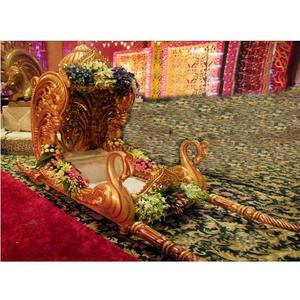 Doli de Entrada Nupcial Imperial, Doli de Pavo Real para la Entrada de la Novia, Diseño de Palki para la Entrada de la Dulhan en Bodas Indias - Product Image 1