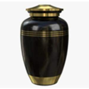 Urna clásica de color negro, urna clásica de cremación de alta calidad, suministros funerarios de precio asequible, calidad excelente - Product Image 1