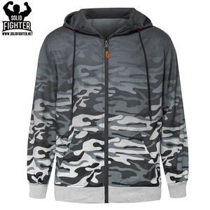 Sweat-shirts à capuche zippés en polaire respirante et durable pour hommes, avec logo personnalisé, fabriqués au Pakistan pour l'hiver, vente en gros - Product Image 5