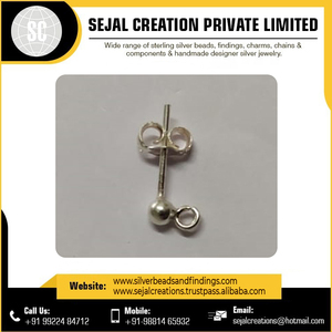 Wholesale Wholesale 15mm Curved Earwire Sterling Silver <b>Earring</b> Findings Best Product for Jewelry Making with Included Earhooks - Product Image 2