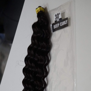 Chưa Qua Chế Biến Trinh Brazil Remy Phần Mở Rộng Tóc Thô Sâu Xoăn i-Tip Lớp Biểu Bì Với Tro Tóc Vàng Micro Liên kết Keo Từ Thổ Nhĩ Kỳ - Product Image 2