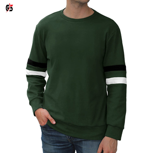 Ropa de Hombre Sudaderas de calidad superior 100% algodón polar cuello redondo logotipo personalizado bordado mangas completas OEM - Product Image 5