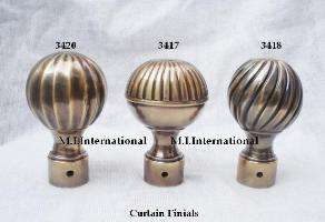 <b>Curtain</b> Rods and Finials Modern Decorative <b>Curtain</b> Finials for Home Decoration - Product Image 5