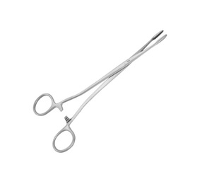 Pinzas para Esponjas Duplay, Rectas, 21 cm, Acero Inoxidable, Instrumental Quirúrgico Manual para Cirugía General - Product Image 1
