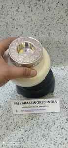 URNE DE CRÉMATION LUMIÈRE BOUGIE BLANCHE EN ALUMINIUM FOURNITURES FUNNERAL BRASSWORLD INDE - Product Image 4