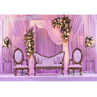 Conjunto de sofás de estilo francés para boda, conjunto de sofás de estilo inglés, para escenario, recién diseñado