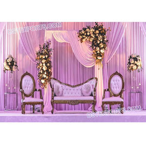 Conjunto de sofás de estilo francés para boda, conjunto de sofás de estilo inglés, para escenario, recién diseñado - Product Image 1