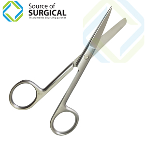 Ciseaux chirurgicaux professionnels en acier inoxydable Sh-Bl Str pour pansements, manuels, Source Chirurgicale SOS-060, instruments de classe certifiée CE - Product Image 2