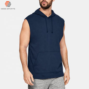Chaleco Deportivo Personalizado MESS SPORTS de Alta Calidad para Hombre, Sin Mangas, de Secado Rápido, Transpirable, Ecológico, de Poliéster/Algodón, para Gimnasio y Entrenamiento - Product Image 4