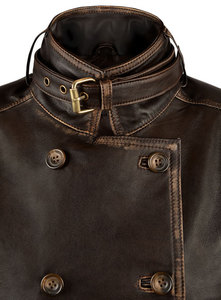 Veste de motard de Moto pour femmes, nouveau Design classique 2021 peau d'agneau véritable, brun foncé, toutes les couleurs - Product Image 4