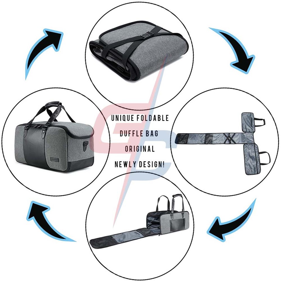 Lightweight Portable Foldable Travel Duffel Bag Large Gym Sports Weekender For Men And Women With Original Integrated Design