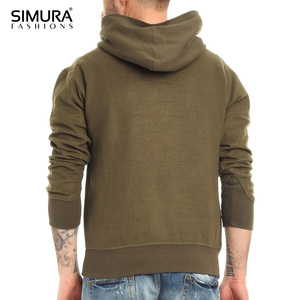 Logo/impression/vierge/conception personnalisée durable plus raisonnable OEM 2023 vente en gros polaire ras du cou pull pull à capuche pour hommes - Product Image 4