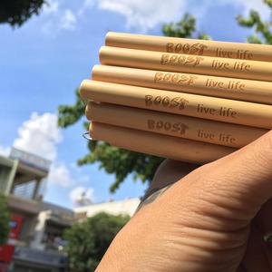 Vente flash pour pailles en bambou naturelles écologiques, logo gratuit, vente en gros personnalisée, prix bas au Vietnam - Product Image 1