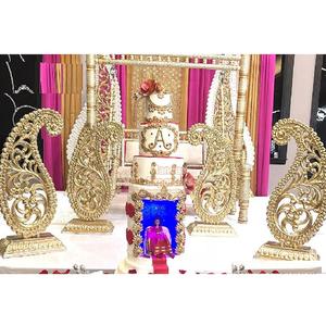 Paisley เวทีแต่งงานแบบดั้งเดิมสำหรับการตกแต่งตกแต่งรอกแต่งงานของอินเดีย FRP Paisleys สำหรับงานแต่งงานเวที - Product Image 1