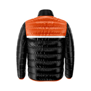 Chaqueta de bombardero de nailon personalizada para hombre, nuevo diseño de moda con cuello levantado y logotipo frontal para béisbol deportivo - Product Image 4