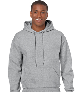 Sudadera con capucha para hombre, de color gris, barata, lisa, barata - Product Image 5