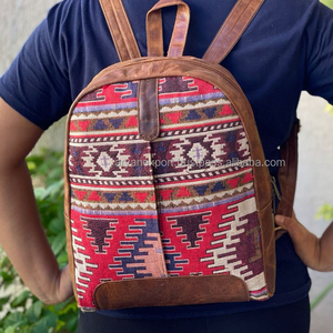 Fabriqué à la main Jacquard Sac À Dos Boho Sac À Dos Élégant Sac À Dos École Sac À Dos - Product Image 2