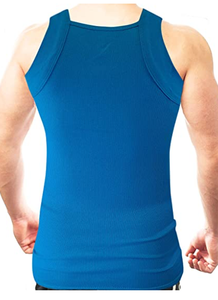 Débardeur de Style pour hommes, en 95% coton Spandex, de haute qualité et confortable, coupé carré, 5% - Product Image 3