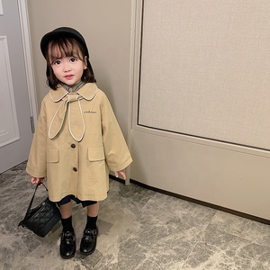 Vêtements pour enfants vêtements pour bébés nouvelle mode <span class=keywords><strong>manteau</strong></span> coupe-vent décontracté pour filles de <span class=keywords><strong>printemps</strong></span> - Product Image 4