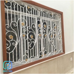 Ventanas de parrilla de seguridad, diseño de marcos de ventana de hierro forjado, ventanas con marco de acero - Product Image 5